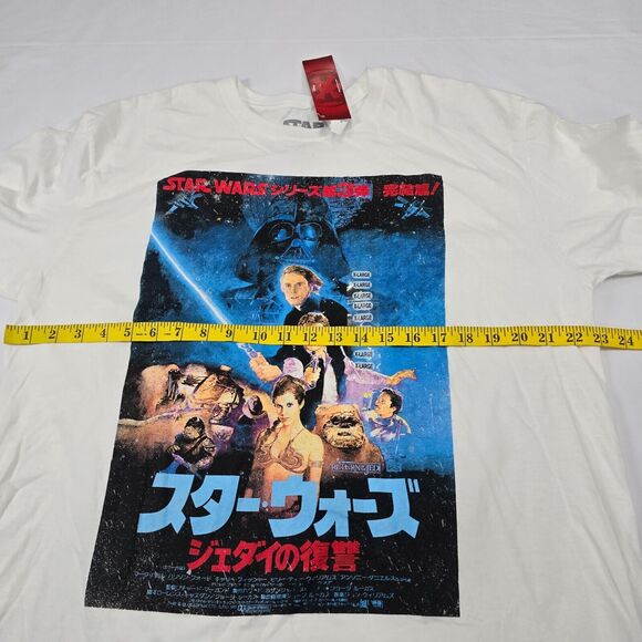 NWT Star Wars Men's T-Shirt Classic Return of Jedi Japanese Style Size XL - Picture 7 of 9